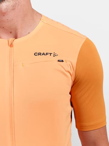 Craft Koszulka kolarska "Pro Gravel" w kolorze pomarańczowym