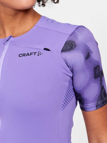 Craft Koszulka kolarska "Pro Gravel" w kolorze fioletowym