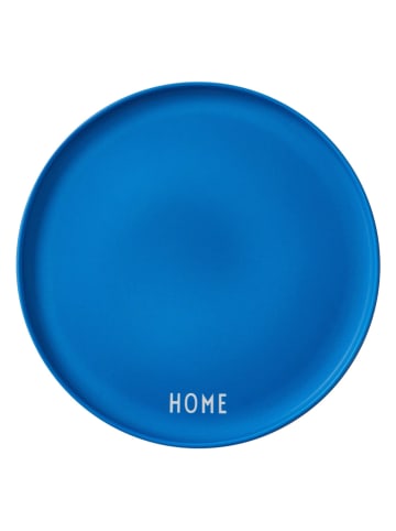 Design Letters Talerz śniadaniowy "Home" w kolorze niebieskim - Ø 21,5 cm