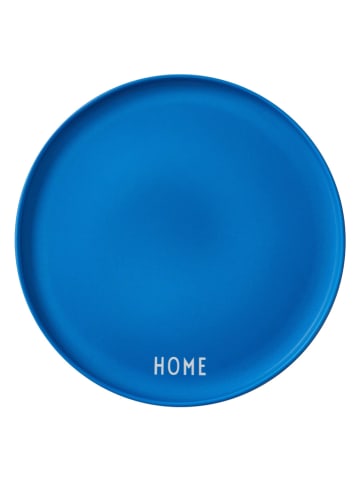 Design Letters Talerzyk śniadaniowy "Home" w kolorze niebieskim - Ø 21,5 cm