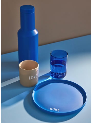 Design Letters Ontbijtbord "Home" blauw - Ø 21,5 cm