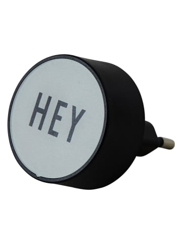 Design Letters Ladeadapter "My Charger - Hey" in Grau