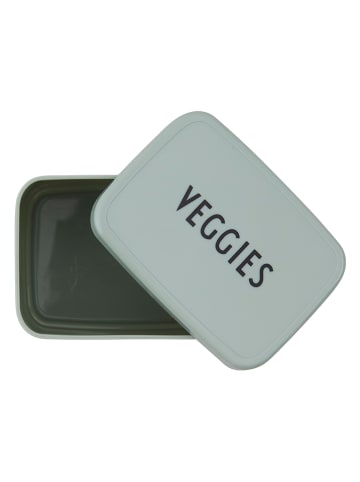 Design Letters Snackbox "Veggie" groen - 200 ml
