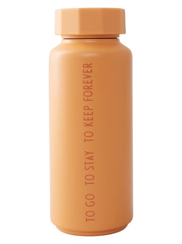 Design Letters Butelka termiczna "To Go" w kolorze pomarańczowym - 500 ml