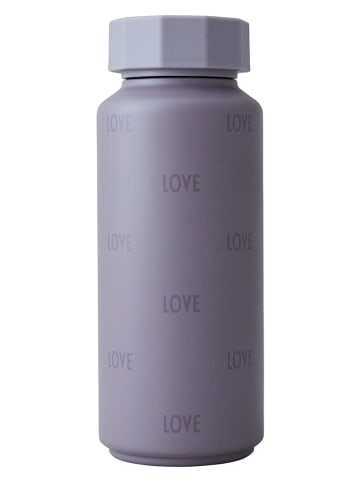Design Letters Butelka termiczna "Love" w kolorze fioletowym - 500 ml