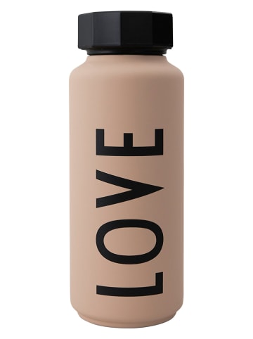 Design Letters Termos "Love" w kolorze beżowym - 500 ml