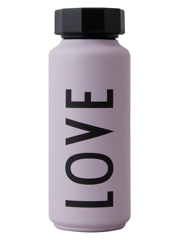 Design Letters Butelka termiczna "Love" w kolorze lawendowym - 500 ml
