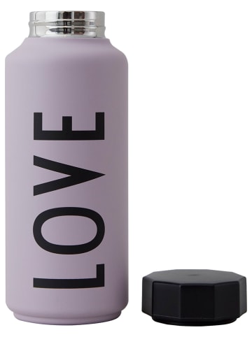 Design Letters Isoleerfles "Love" lila - 500 ml