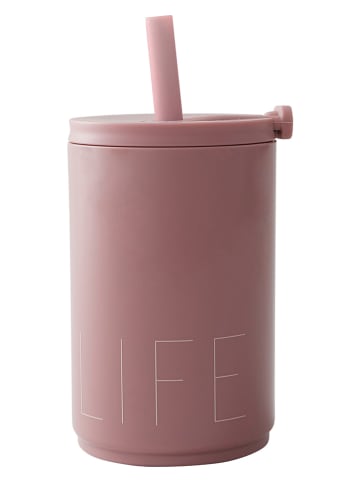 Design Letters Isoleerbeker "Life" roze - 330 ml