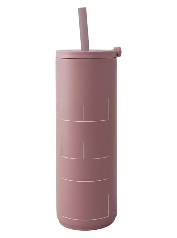 Design Letters Kubek termiczny "Life" w kolorze różowym - 500 ml