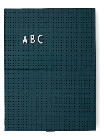 Design Letters Message-Board in Dunkelgrün - A4