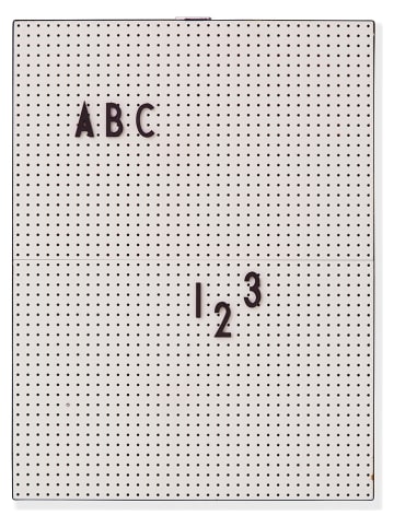 Design Letters Message-Board in Grau - A4
