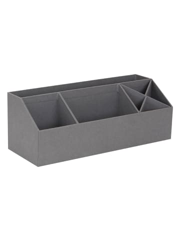 BigsoBox Bureau-organizer "Elisa" lichtgrijs - (B)33 x (H)12,5 x (D)12,5 cm