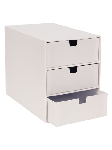 BigsoBox Schubladenbox "Ingrid" in Weiß - (B)16 x (H)20,5 x (T)25 cm