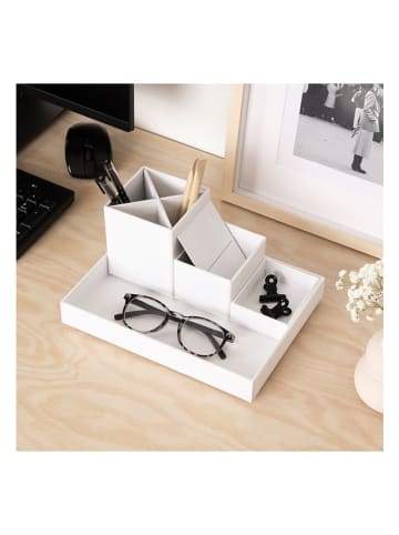 BigsoBox 4-delige set: desktop-organizer "Lena" zwart