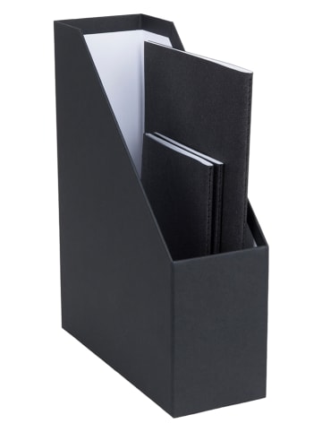 BigsoBox Organizer stojący "Viktoria" w kolorze antracytowym - 24,5 x 32 x 10 cm