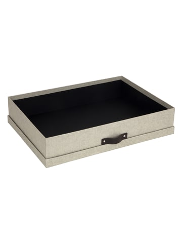 BigsoBox Dokumentenbox "Sverker" in Beige - (L)43,5 x (B)31 x (H)8,5 cm