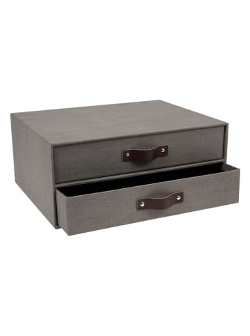 BigsoBox Schubladenbox "Birger" in Grau - DIN A4