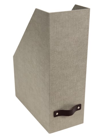 BigsoBox Organizer stojący "Estelle" w kolorze beżowym - 24,5 x 32 x 11,5 cm