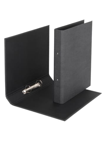 BigsoBox Ringmappe "Ringo" in Schwarz - (L)31,5 x (B)25 x (H)5 cm