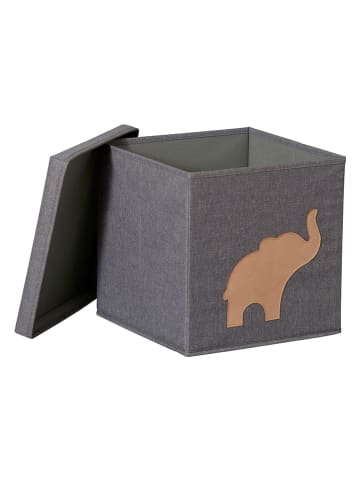 STORE IT Ordnungsbox "Elefant" in Hellgrau - (B)30 x (H)30 x (T)30 cm