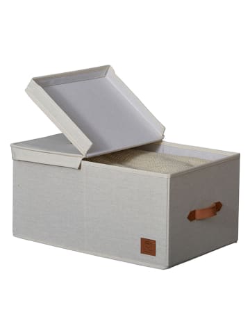 STORE IT Ordnungsbox "Premium" in Beige - (B)47 x (H)30 x (T)22 cm