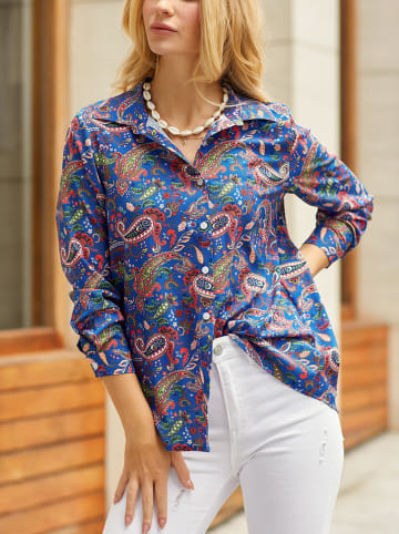 Milan Kiss Blouse donkerblauw