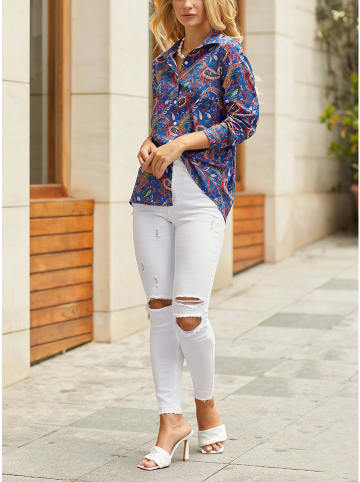 Milan Kiss Blouse donkerblauw