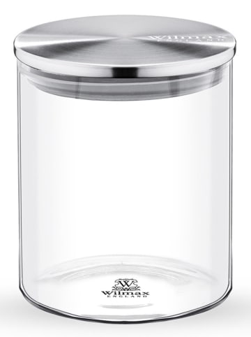 Wilmax Voorraadglas transparant/zilverkleurig - 760 ml