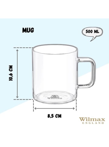 Wilmax Szklanki (6 szt.) - 500 ml