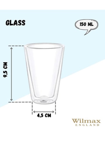 Wilmax Szklanki (6 szt.) - 150 ml