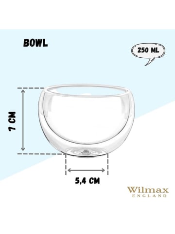 Wilmax Szklanki (6 szt.) - 250 ml