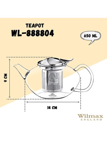 Wilmax Imbryk do herbaty - 650 ml