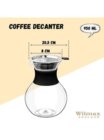 Wilmax Koffiebereider transparant - 950 ml