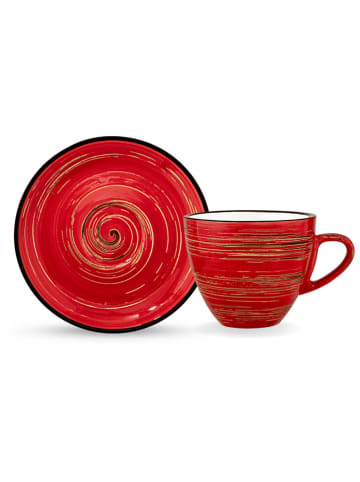 Wilmax Filiżanka w kolorze czerwonym do espresso - 75 ml