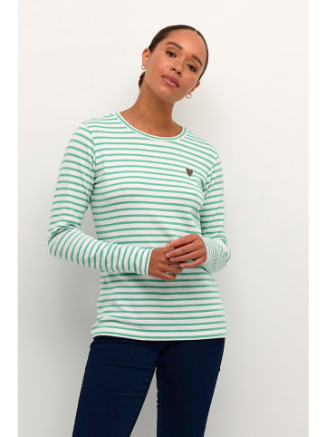 Kaffe Longsleeve in Grün