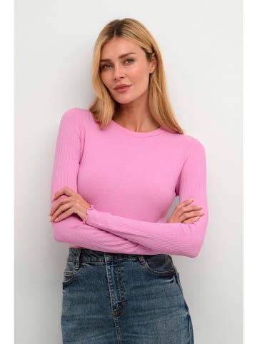 Kaffe Longsleeve lichtroze