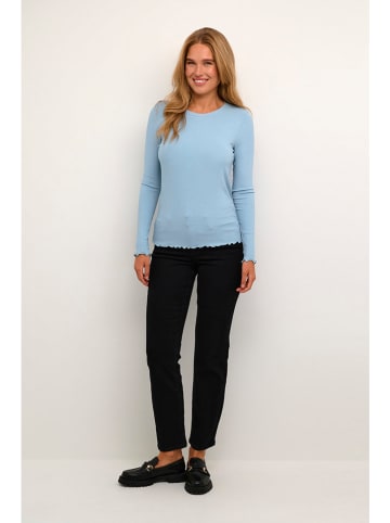 Kaffe Longsleeve lichtblauw