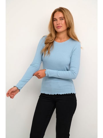 Kaffe Longsleeve lichtblauw