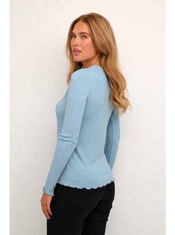 Kaffe Longsleeve lichtblauw