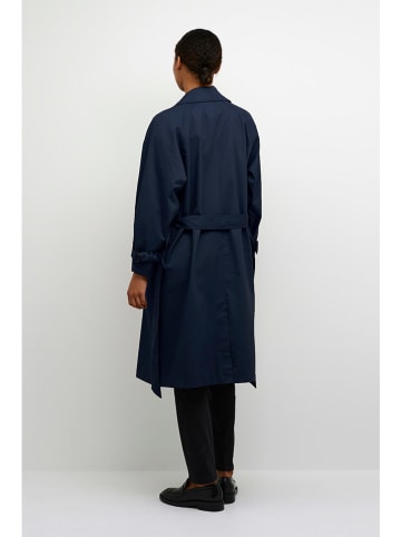 Kaffe Trenchcoat in Dunkelblau