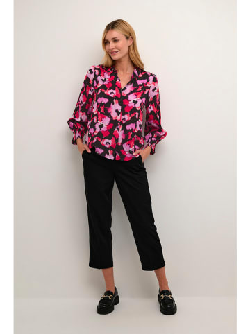 Kaffe Blouse roze/zwart