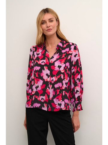 Kaffe Blouse roze/zwart