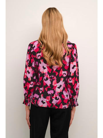 Kaffe Blouse roze/zwart