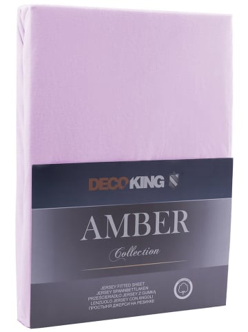 Deco King Spannbettlaken in Rosa