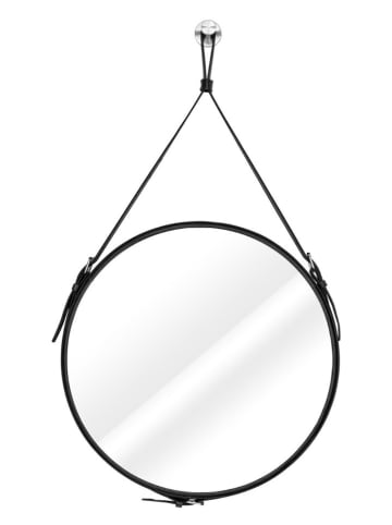 Homede Spiegel in Schwarz - (B)45 x (T)45 cm