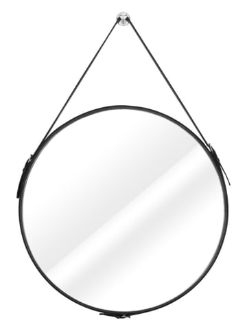 Homede Spiegel in Schwarz - (B)66,5 x (T)66,5 cm