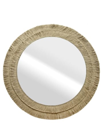 Homede Spiegel beige - (B)75 x (D)75 cm