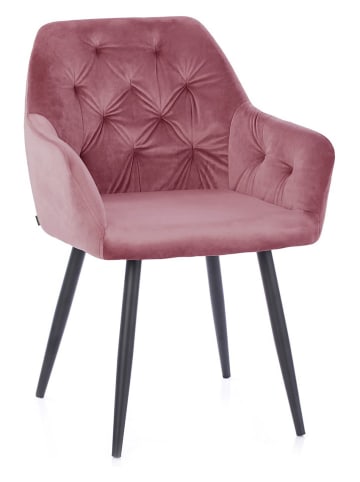 Homede Krzesło w kolorze różowym - (S)59 x (W)62 x (G)59 cm