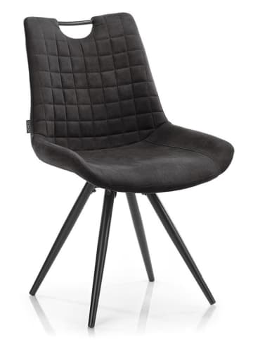 Homede Stuhl in Schwarz - (B)65 x (H)50 x (T)45 cm